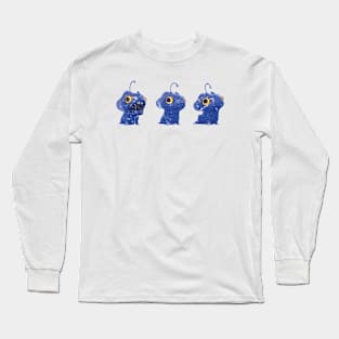 The sea beast blue monster Long Sleeve T-Shirt